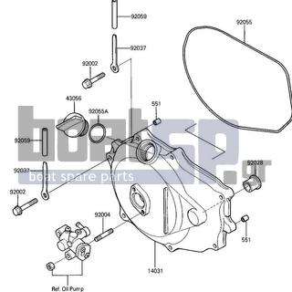 KAWASAKI - X2 1986 - Engine/Transmission - ENGINE COVERS