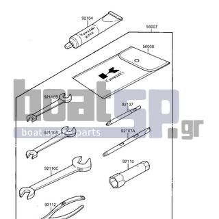 KAWASAKI - X2 1986 -  - OWNER TOOLS