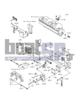 KAWASAKI - JET SKIΒ® STXΒ®-15F 2016 - Engine/Transmission - Fuel Injection