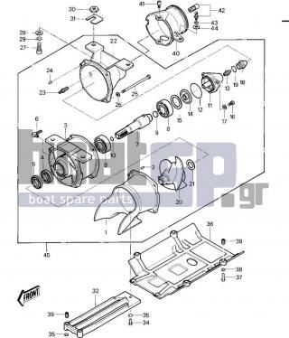 KAWASAKI - JS550 1985 - Frame - JET PUMP - 11012-3010 - CAP-GREASE FITTING