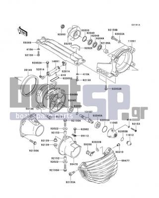 KAWASAKI - STX-15F 2009 - Frame - Jet Pump(A7F-AAF)