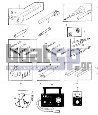 KAWASAKI - JS550 1983 -  - SPECIAL SERVICE TOOLS