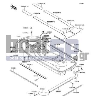 KAWASAKI - STX-15F 2009 - Body Parts - Pads