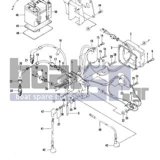 KAWASAKI - JS440 1981 - Electrical - ELECTRIC CASE (JS440-A5) - 92101-001 - SPRING-SPARK PLUG CAP