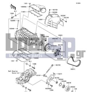 KAWASAKI - ULTRA 260LX 2009 - Engine/Transmission - Super Charger(US-KAW90606  09-) - 15051-3702 - COMPRESSOR-AIR,SUPER CHARGER