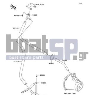 KAWASAKI - ULTRA 260X 2009 - Body Parts - Bilge System - 92009-3762 - SCREW,TAPPING,4X14