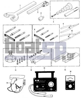 KAWASAKI - JS440 1977 -  - SPECIAL SERVICE TOOLS ('77-'78 A1/A1A/A2 - T57001-170 - UNAVAILABLE IN PRICE BOOK