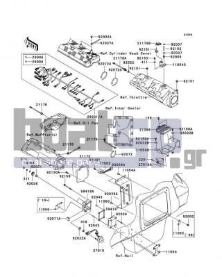 KAWASAKI - ULTRA 260X 2009 - Engine/Transmission - Fuel Injection - 92039-3785 - RIVET