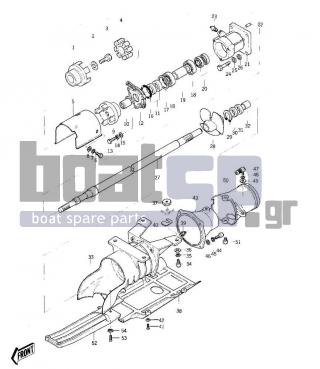 KAWASAKI - JS400 1976 - Engine/Transmission - DRIVE SHAFT/JET PUMP
