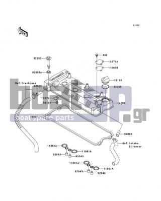 KAWASAKI - ULTRA LX 2009 - Engine/Transmission - Cylinder Head Cover