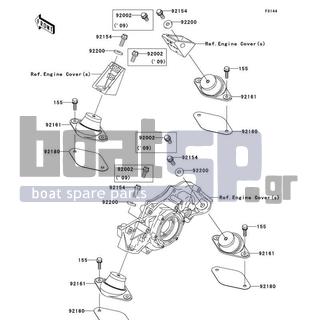 KAWASAKI - ULTRA LX 2009 - Engine/Transmission - Engine Mount