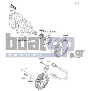 KAWASAKI - ULTRA LX 2009 - Electrical - Generator - 92002-1537 - BOLT,6X28