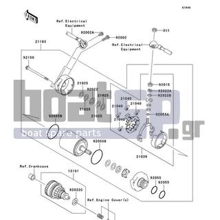 KAWASAKI - ULTRA LX 2009 - Electrical - Starter Motor