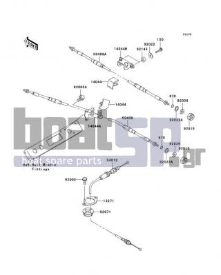 KAWASAKI - STX-15F 2008 - Πλαίσιο - Cables