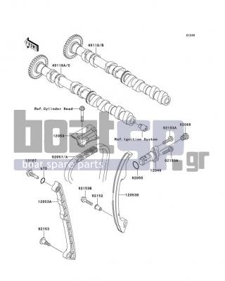 KAWASAKI - STX-15F 2008 - Engine/Transmission - Camshaft(s)/Tensioner