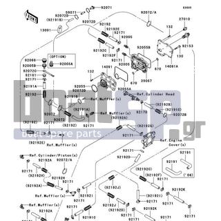 KAWASAKI - STX-15F 2008 - Engine/Transmission - Cooling