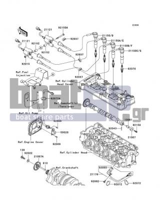 KAWASAKI - ULTRA 250X 2008 - Πλαίσιο - Ignition System - 92070-3707 - PLUG-SPARK,PMR9B(NGK)