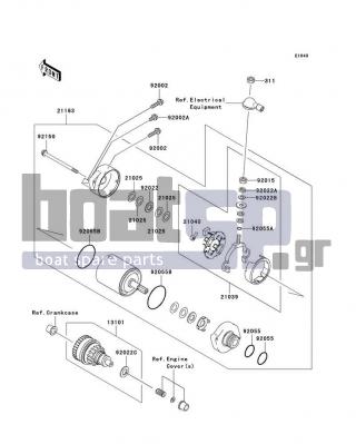 KAWASAKI - ULTRA 250X 2008 - Electrical - Starter Motor