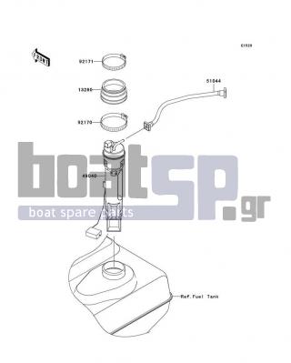 KAWASAKI - ULTRA LX 2008 - Electrical - Fuel Pump - 92170-3760 - CLAMP