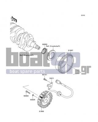 KAWASAKI - ULTRA LX 2008 - Ηλεκτρικά - Generator - 92055-3769 - RING-O