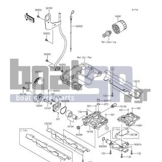 KAWASAKI - JET SKIΒ® ULTRAΒ® 310X SE 2016 - Engine/Transmission - Oil Pump - 16097-3702 - FILTER-ASSY-OIL