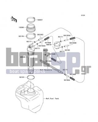 KAWASAKI - STX-12F 2007 - Ηλεκτρικά - Fuel Pump