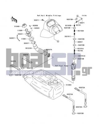 KAWASAKI - STX-12F 2007 - Body Parts - Fuel Tank(D7F)