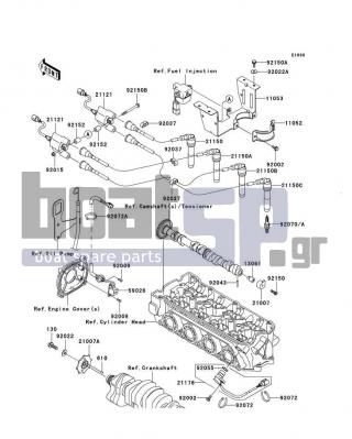 KAWASAKI - STX-12F 2007 - Frame - Ignition System - 21176-1077 - SENSOR,TEMP