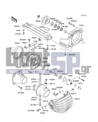 KAWASAKI - STX-12F 2007 - Frame - Jet Pump(D7F) - 11012-3786 - CAP