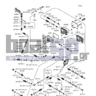 KAWASAKI - JET SKIΒ® ULTRAΒ® LX 2016 - Engine/Transmission - Cooling - 92055-3772 - RING-O