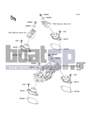 KAWASAKI - ULTRA LX 2007 - Engine/Transmission - Engine Mount
