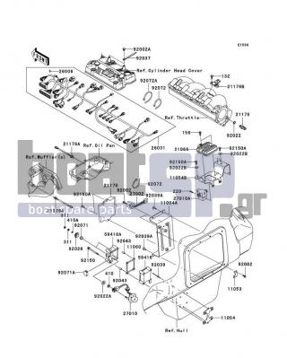 KAWASAKI - ULTRA LX 2007 - Engine/Transmission - Fuel Injection