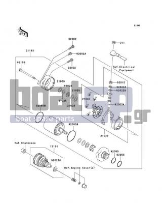 KAWASAKI - ULTRA LX 2007 - Electrical - Starter Motor