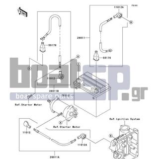 KAWASAKI - 800 SX-R 2006 - Electrical - Electrical Equipment(A6F)