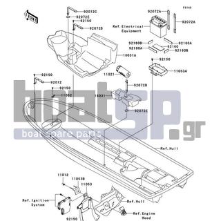 KAWASAKI - 800 SX-R 2006 - Πλαίσιο - Hull Fittings