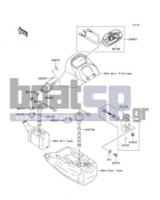 KAWASAKI - 900 STX 2006 - Electrical - Meters