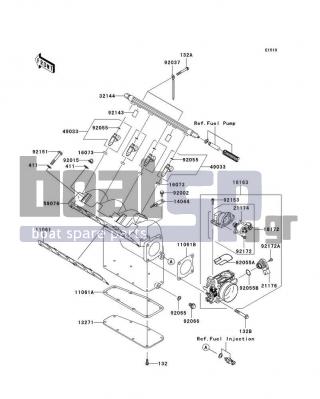 KAWASAKI - STX-12F 2006 - Engine/Transmission - Throttle