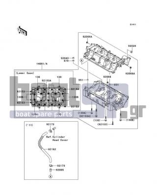 KAWASAKI - JET SKIΒ® STXΒ®-15F 2015 - Engine/Transmission - Crankcase