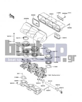 KAWASAKI - 1200 STX-R 2005 - Κινητήρας/Κιβώτιο Ταχυτήτων - Flame Arrester