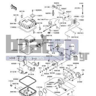 KAWASAKI - 1200 STX-R 2005 - Frame - Ignition System - 59416-3710 - CASE-ELECTRIC