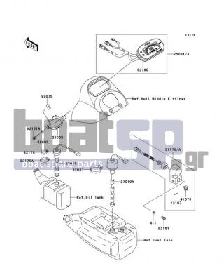 KAWASAKI - 1200 STX-R 2005 - Electrical - Meters