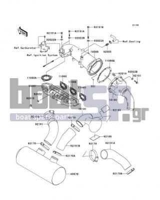 KAWASAKI - 1200 STX-R 2005 - Exhaust - Muffler(s)