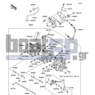 KAWASAKI - 900 STX 2005 - Engine/Transmission - Carburetor