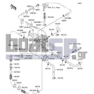 KAWASAKI - 900 STX 2005 - Κινητήρας/Κιβώτιο Ταχυτήτων - Cooling - 92161-1331 - DAMPER