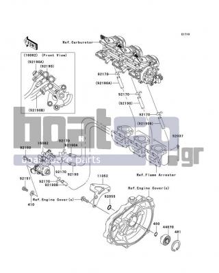 KAWASAKI - 900 STX 2005 - Engine/Transmission - Oil Pump