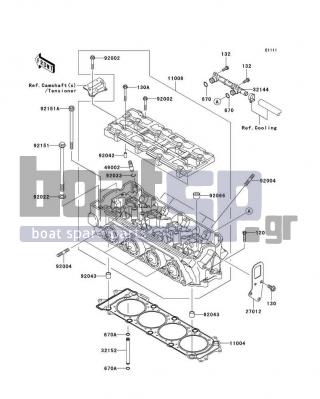 KAWASAKI - STX-12F 2005 - Engine/Transmission - Cylinder Head