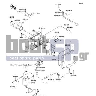 KAWASAKI - STX-12F 2005 - Πλαίσιο - Intake Silencer