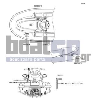 KAWASAKI - STX-12F 2005 - Frame - Labels