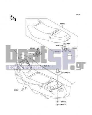 KAWASAKI - STX-12F 2005 - Body Parts - Seat