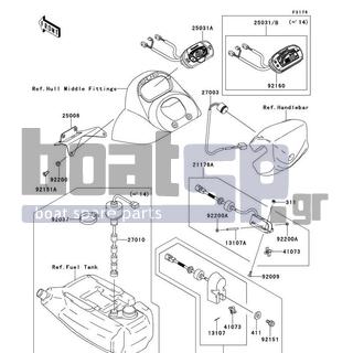 KAWASAKI - JET SKIΒ® STXΒ®-15F 2015 - Electrical - Meters